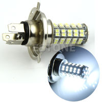 【 SALE】 H4 3528 68-SMD LED 6500K 310-Lumen แสงหมอกสีขาวหลอดไฟรถไฟหน้า DC 12V