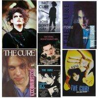 NewThe Cure Rock โปสเตอร์ภาพวาดผ้าใบโปสเตอร์ Rock Funky Music Star โปสเตอร์ Retro Wall Art ภาพบาร์ตกแต่งบ้านของขวัญ Unframed Liyanhong2