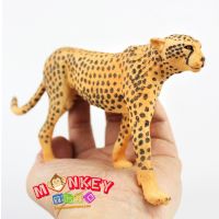 Monkey Toys - โมเดลสัตว์ Cheetah - Leopard เสือดาว ขนาด 19.00 CM (จากหาดใหญ่)