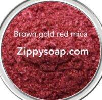 mica แดงอมน้ำตาล เหลือบทอง 30 g. 003700 สีประกาย สีชิมเมอร์ สีแวววาว ไมก้า สีติดทน สีละลายน้ำมัน สีใส่สบู่ สีเครื่องสำอางค์ สีแร่ธาตุ