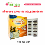 VITAMIN 3B GOLD Giúp bồi bổ cơ thể, bổ sung vitamin B1, B6, B12