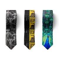 Fashion 8 cm Cartoon Creative Man Tie Colorful Funny Peacock Slim Necktie Suit Men Business Wedding Casual Neckties