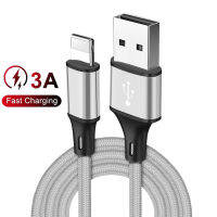 สาย USB สำหรับ iPhone 13 12 11 Pro Max 5 6 s 6s 7 8 Plus SE Apple iPad Fast Charge Cord Origin i Phone Data Charger Wire 1m 2m 3m-ganekd