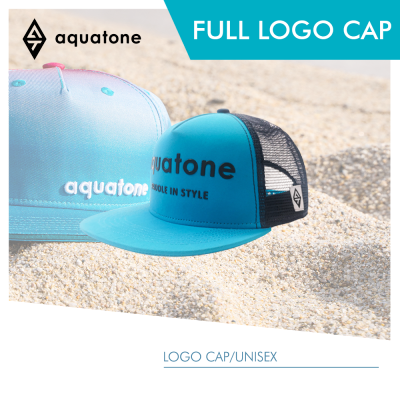 AquaTone full logo cap  หมวกกันแดด หมวกแก็ป วัสดุอย่างดีนุ่ม ทนทาน ไม่อับชื้น SUP SUPBoard