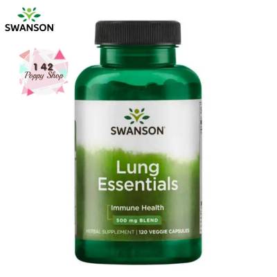 สุขภาพปอด Swanson Condition Specific Formulas Lung Essentials 500 mg 120 Veg Capsules