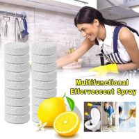 【cw】 20PCS/Pack(1PCS 4L Water) Multifunctional Effervescent Spray Concentrate Cleaner Toilet Cleaning Tablets