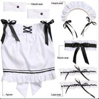 [Simplehomeline] Cute Lolita French Maid Dress Girls Woman Anime Cosplay Party Costumes