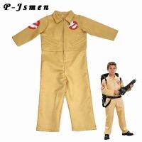 Cafele Movie Theme Ghostbuster Cosplay Kids Halloween Costume Suitable 3-9 Years Child Jumpsuit Cloths