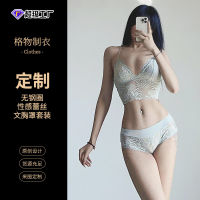 Spot parcel post Custom French Underwear Sexy Lace Set Ladies Underwired Girl Triangle Cup European and American Underwear