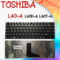 KEYBOARD TOSHIBA คีย์บอร์ด โตชิบา Satellite L40-A L40D-A L40T-A สีดำ ไทย-อังกฤษ