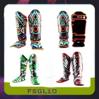 Twins shin Guards Fancy FSGL10 Genuine leather for Training MMA K1 ทวินส์สเปเชียล สนับแข้งเเฟนซี ป้องกันหน้าแข้ง สำหรับการซ้อมมวย หนังแท้