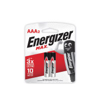 ถ่านอัลคาไลน์ E92-BP2 AAA 1x2 Energizer Max