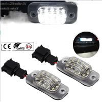 หลอดไฟ LED ป้ายทะเบียนรถ1คู่หลอดไฟแผ่นเรืองแสงสำหรับ VW Golf 3 Cabriolet ที่นั่ง MK3โปโล6K Eudm3f