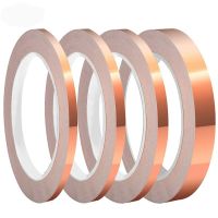 ✒๑▦ Copper Foil Tape with Double-Sided Conductive Adhesive EMI and RF Shielding Circuitry Electrical Repair Soldering Craft Tape 20M