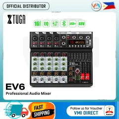 XTUGA CT120 12-Channel Professional Audio Mixer for Computer