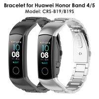 [ladies jewelry]   2020สายสำหรับ Honor Band 5สายรัดข้อมือ Braceletband 4อุปกรณ์เสริมสายนาฬิกาสแตนเลส WomanNew