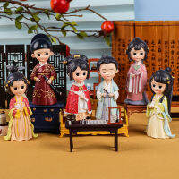 Hanfeng Splendid Blind National Tide Hanfu Doll Comic Con Exhibition เครื่องประดับตกแต่งรูปสาวโบราณของขวัญสร้างสรรค์