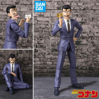 Model โมเดล งานแท้ 100% Bandai S.H.Figuarts จากการ์ตูนเรื่อง Detective Conan ยอดนักสืบจิ๋ว โคนัน Mouri Kogoro Mori โมริ โคโกโร่ นิทรา Ver Original from Japan Figma ฟิกม่า Anime ขยับแขน-ขาได้ อนิเมะ การ์ตูน มังงะ Doll ตุ๊กตา manga Figure ฟิกเกอร์