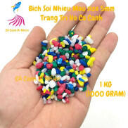 Bịch sỏi NHIỀU MÀU 1 KG size 5 mm trang trí hồ cá cảnh