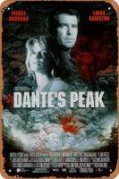 Dante S Peak (#2จาก2) ป้ายดีบุกโลหะศิลปะติดผนังบ้าน1997โปสเตอร์ผนังภาพยนตร์ขนาด8X12นิ้ว