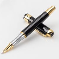 Metal ballpoint Black 0.5mm refill pen signature pen business writing pen Office School Stationery Pens