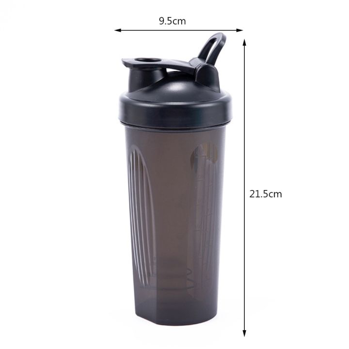 600ml-portable-protein-powder-shaker-bottle-leak-proof-water-bottle-for-gym-fitness-training-sport-mixing-cup-with-scale