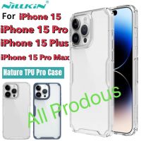 Nillkin Tpu นิ่มไม่ลื่น  เคสกันกระแทก หลังใส Crystal ขอบยาง สำหรับ iPhone 15 / iPhone 15 Pro / iPhone 15 Pro Max / iPhone15 Plus พร้อมส่งไทย