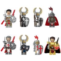 Knight Priest Middle Ages Action Figure Mini Building Block Puzzle Kids Gift Toy