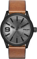 Diesel Mens Rasp Stainless Steel Quartz Watch Black, Brown