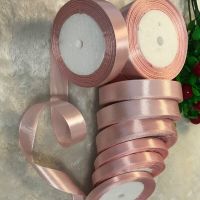 25yards/Roll Coral Pink Silk Satin Ribbon Party Home Wedding Decoration DIY Handmade Wrapping  6mm 10mm 15mm 20mm 25mm 40mm 50mm Gift Wrapping  Bags