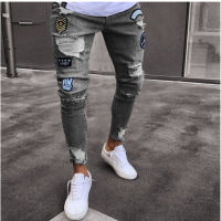 【CW 】 Casual Mens Jeans Business Tourism Mens Jeans Elastic Slim Pencil Pants Men Jeans Four Season Black Denim Men джинсы New Pants