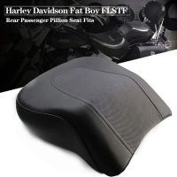 ที่นั่งเสริมท้ายรถจักรยานยนต์ที่นั่งคนขับแบบนุ่มเหมาะสำหรับ Harley Davidsion Fat Boy FLSTF 2008-2014Springer กำหนดเองกระดูกไขว้ Hwmyi