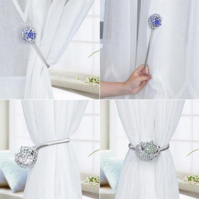 Moon Star Magnetic Curtain Rope Buckle Holder Tieback Curtains Clips Strap Belt Curtain Decoration Accessories