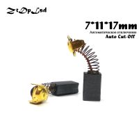 【YF】 ZtDpLsd 2 Pcs/Pairs 7x11x17mm Auto Cut-Off Mini Drill Electric Grinder Replacement Carbon Brushes Spare Parts for Rotary Tool