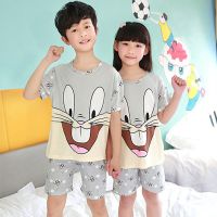 ✳◇ Baby Kids Pajamas Boys Cotton Clothes Pants Set Cartoon Sleepwear Kids Pajamas For Girls Toddler Baby Outfits Child Pyjama