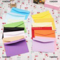 10pcs Candy colors postcard wedding invitation envelope small paper