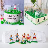 【CW】❐  Football Decorations Birthday Toppers Kids Boys Happy Soccer