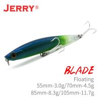Jerry Blade Fishing Lure Hard Bait Topwater Pencil Floating Whitefish Saltwater 55mm70mm85mm105mm Shore Light Rock Fishing Artif