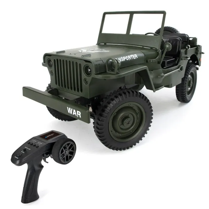Jjrc Q65 Rc Offroad Military Jeep Scale 