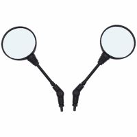 1Pair Universal Folding Motorcycle Side Rearview Mirror 10mm For Kawasaki KLX250