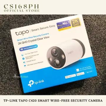 TP-Link Tapo C420 Smart Wire-Free Security Camera (2K QHD Crystal