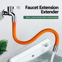 360 ° Rotasi Splash-Proof Universal Faucet Extension Extender Berbusa Extension Tube Free Bending Hardware Dapur Rumah Tangga