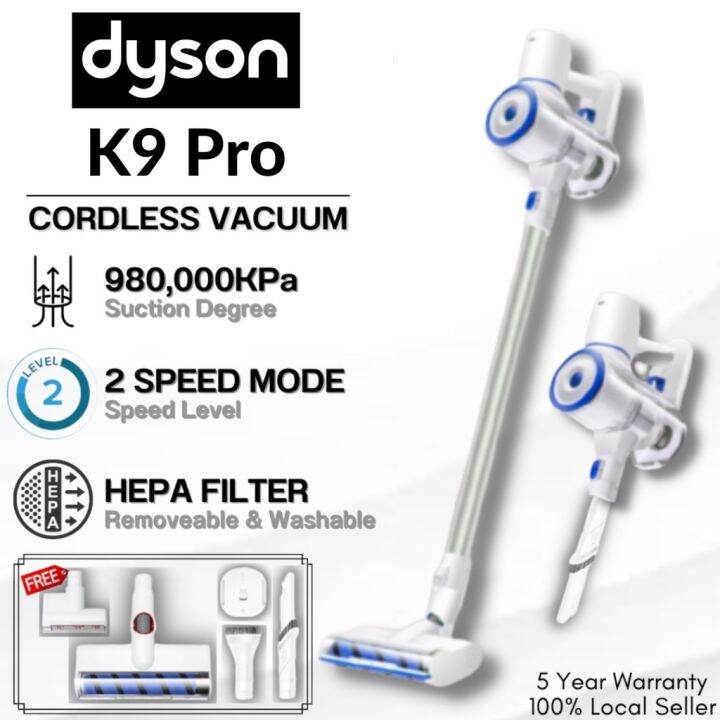 Cordless Dyson Vacuum Cleaner K9 Pro FREE dust mite 5 Years Warranty