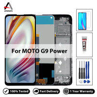 100% ทดสอบสำหรับ Motorola G9 Power LCD Diaplsy Touch Digitizer Assembly สำหรับ Moto G9 XT2091-3 XT2091-4อะไหล่ซ่อมฟรีเครื่องมือ