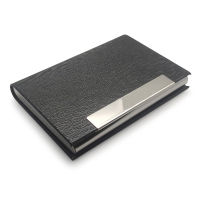 Stainless steel business card holder personalized pu business card holder card holder fashion business card holder custom logo