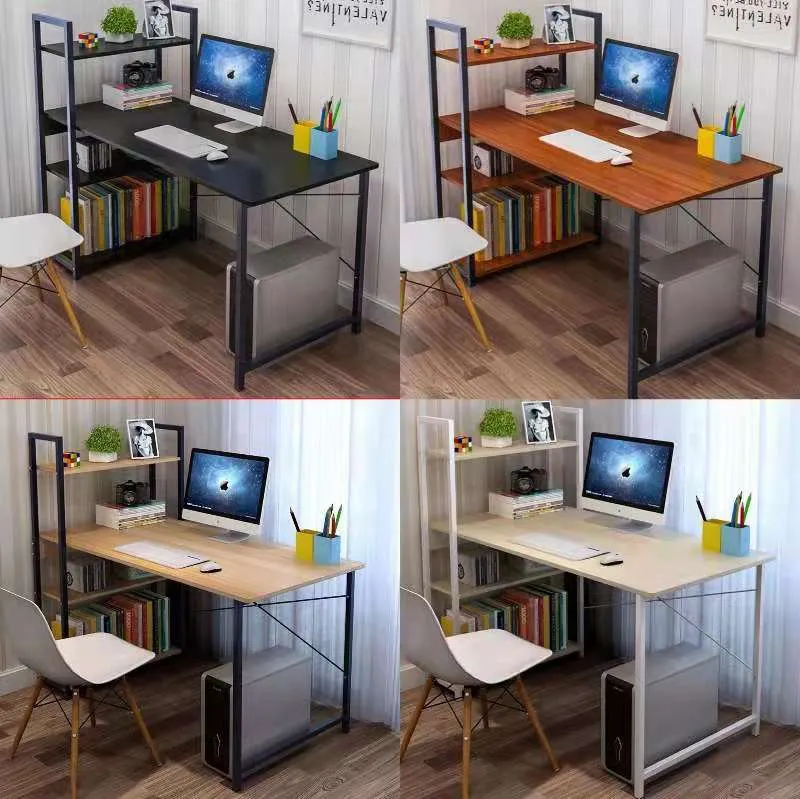 CLEANNE'S HOME #100*45*85CM Big Size Computer Study Home Office Table Desk  Furniture With Shelves WITH FREEBIES | Lazada PH