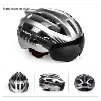 INBIKE MX3 Ultralight Cycling Helmet Outdoor Safety Motorcycle Bicycle Glasses Windscreen Helmet Mountain Road Bike Helmet