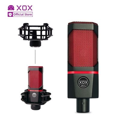 ไมโครโฟน XOX รุ่น MS4 คอนเดนเซอร์ไมโครโฟน Professional เสียงเทคนิค Pickup สำหรับ Sing ออกอากาศสด
