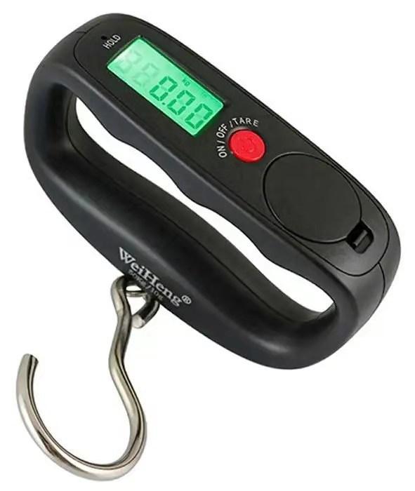 เครื่องชั่งน้ำหนัก เครื่องชั่งกระเป๋า ระบบดิจิตอล แบบพกพา Electronic LCD Luggage Scale Max 50 Kg / 10g รุ่น WH-A14