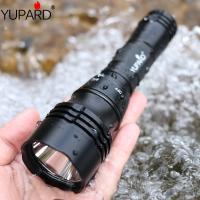 sell well feytu308 - / Yupard XM-L2 LED ใต้น้ำไฟฉายดำน้ำแบบชาร์จไฟฉายว่ายน้ำดำน้ำแสงกันน้ำ T6 Q5 LED โคมไฟแสงสีเหลือง